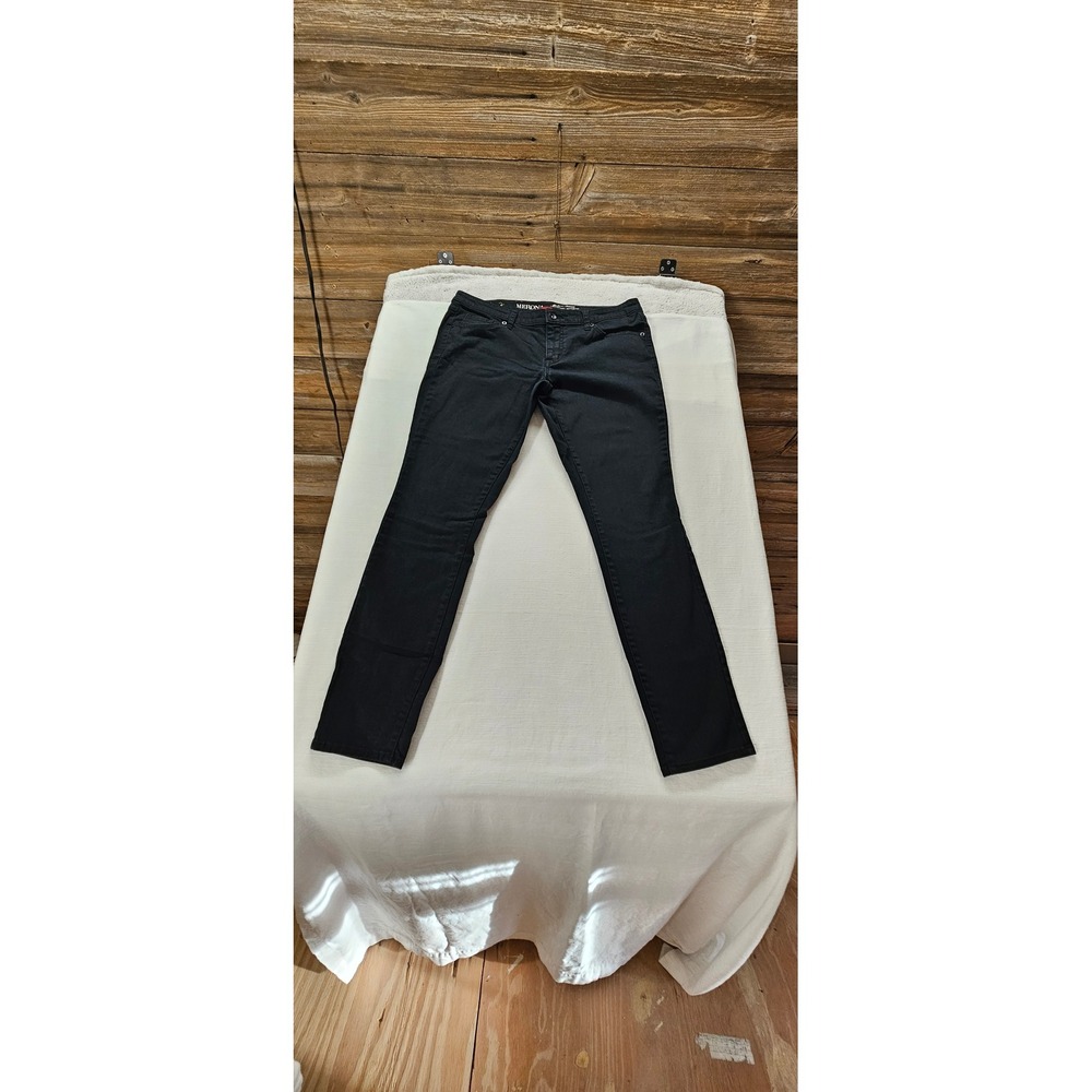 Merona Modern Skinny Black Jeans Womens Size 12 Stretch Denim Pants